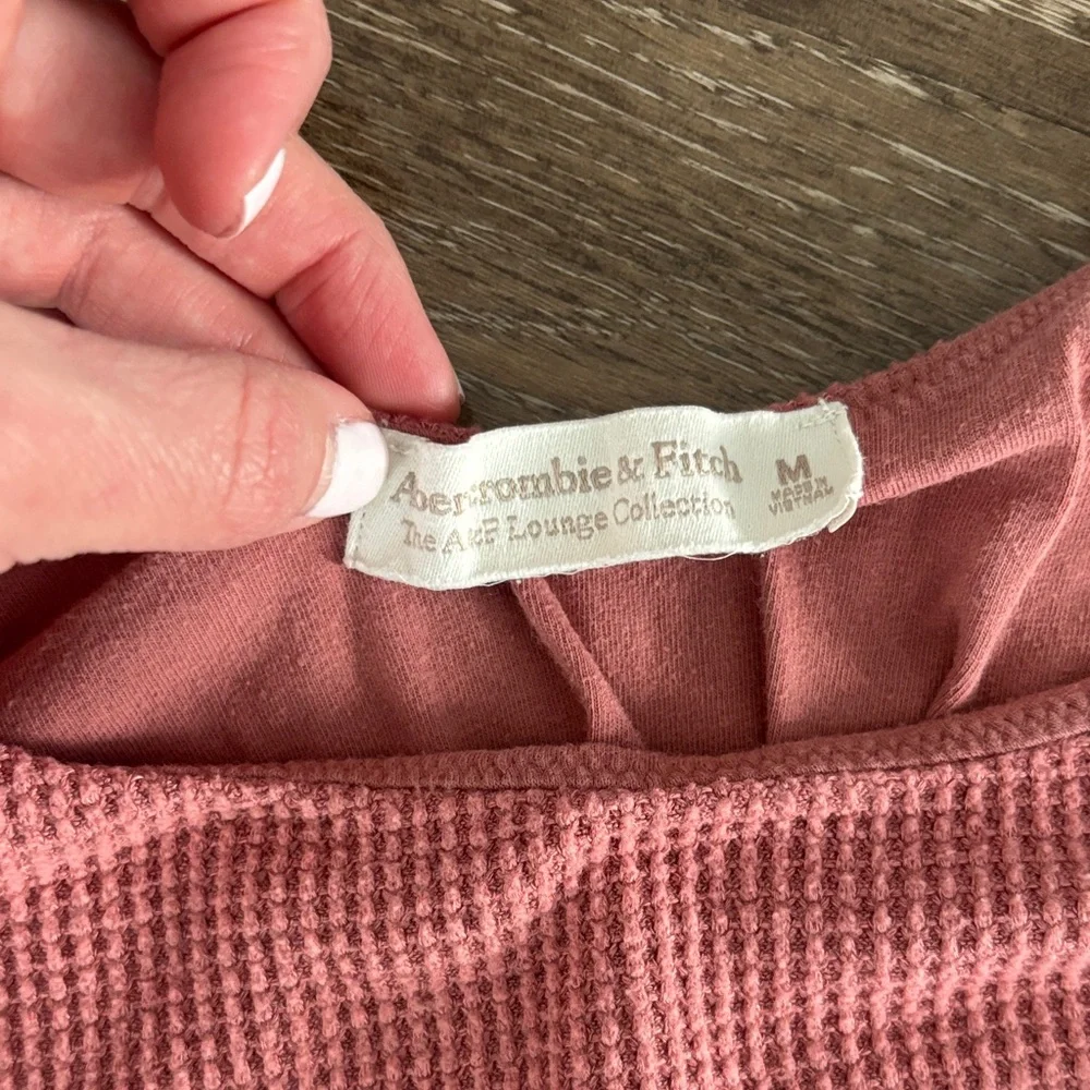 Abercrombie & Fitch Pink Waffle Lounge Set - Picture 5 of 7